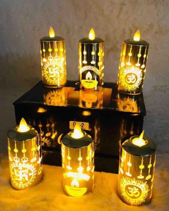 Realistic Moving 🕉️Flame LED Light