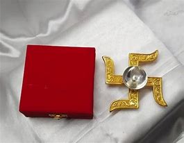 Brass Swastik Diya