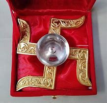 Brass Swastik Diya