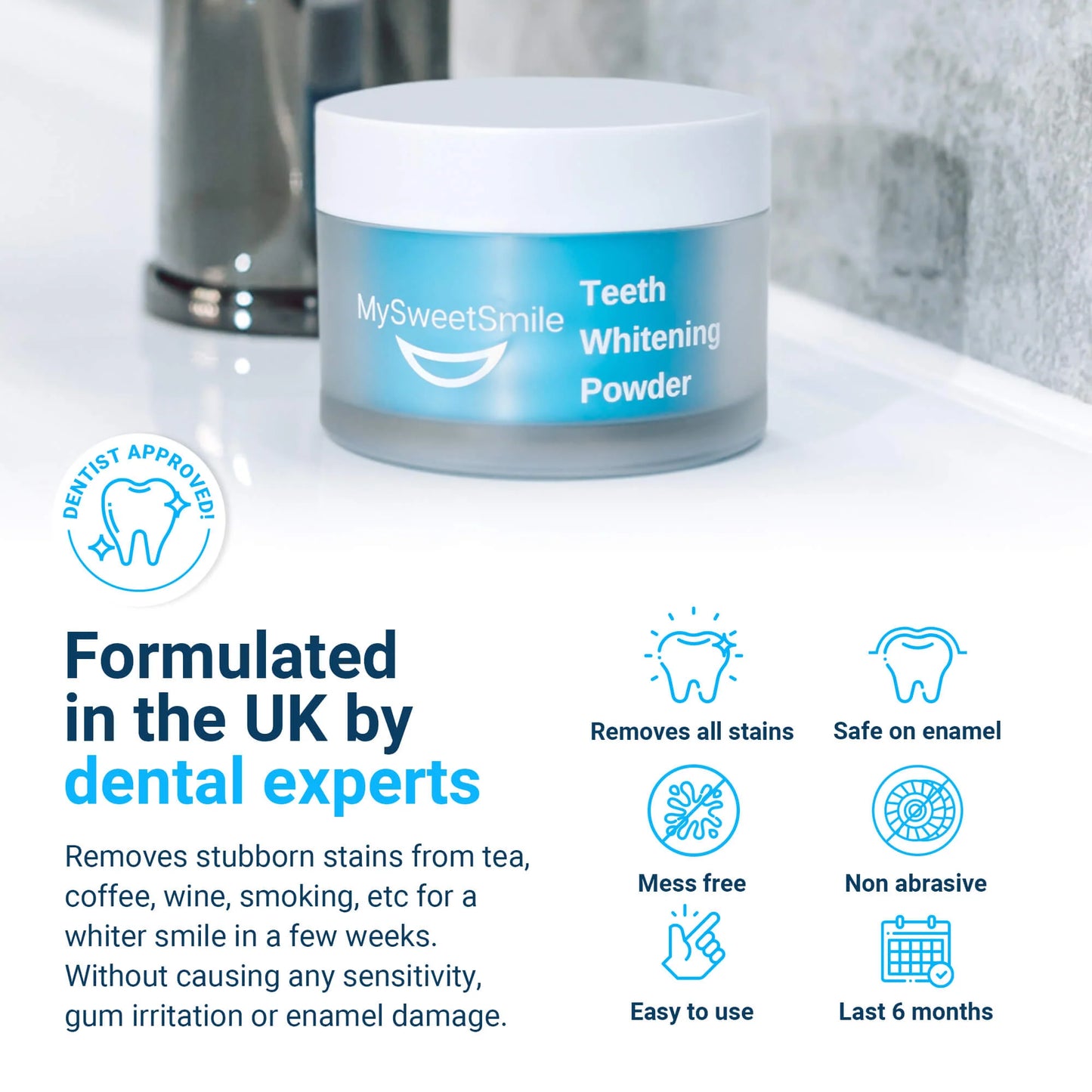 My Sweet Smile Teeth Whitening Powder