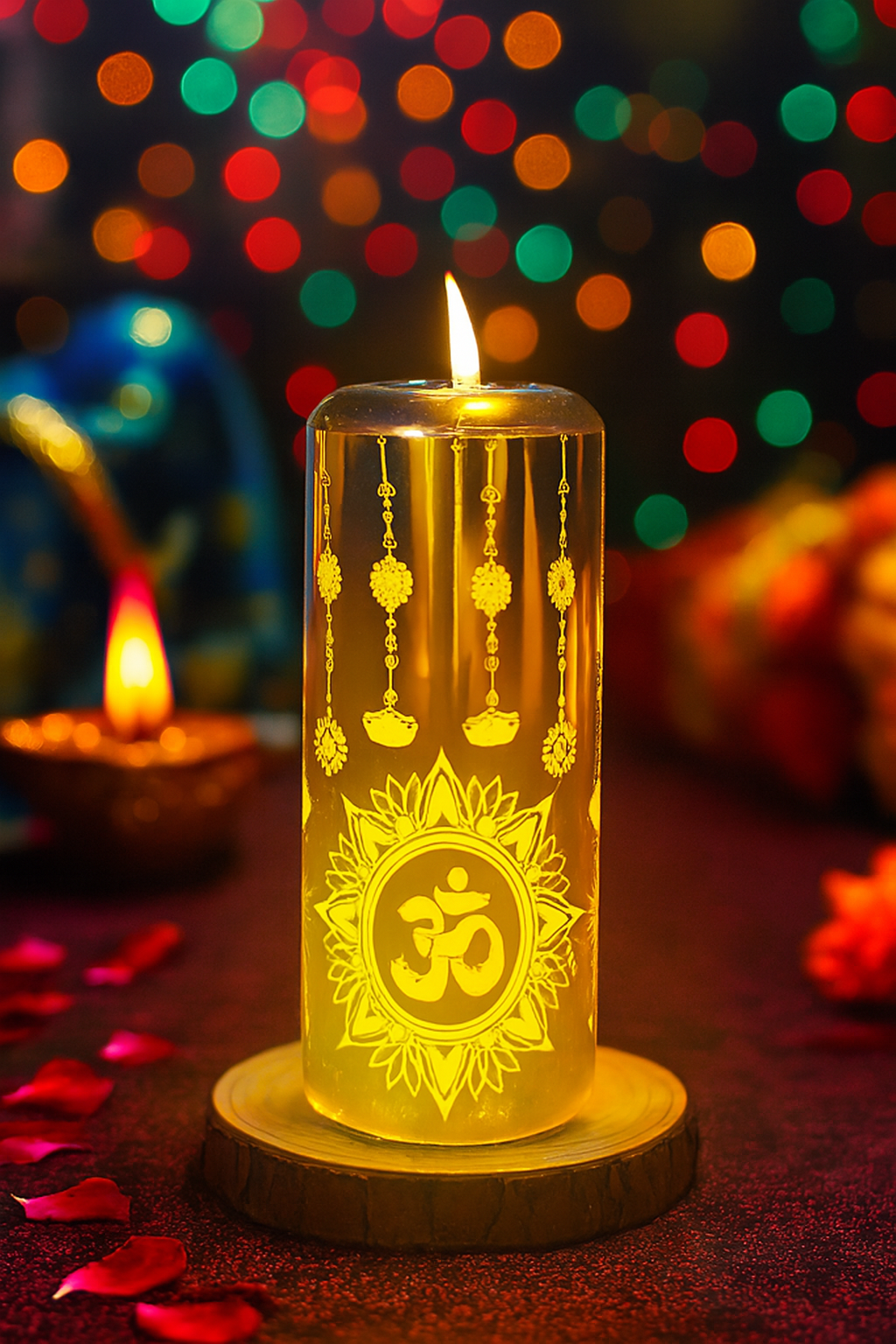 Realistic Moving 🕉️Flame LED Light
