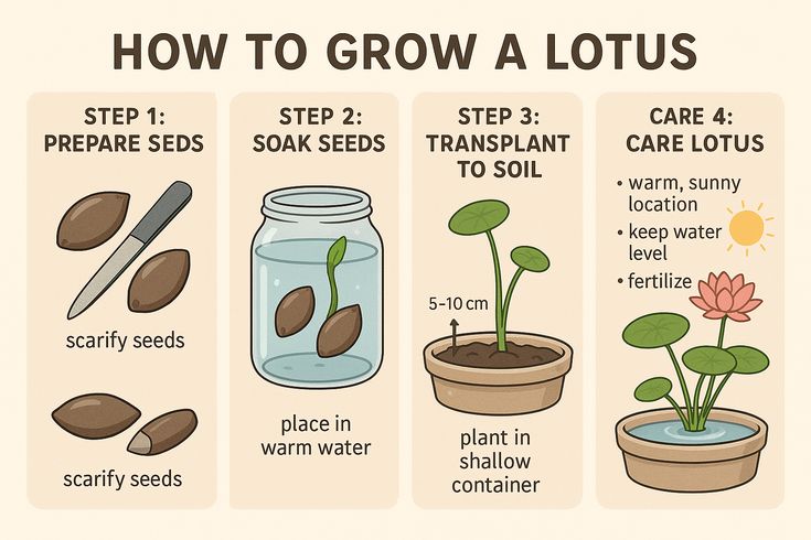 Bonsai Lotus Flower Seeds