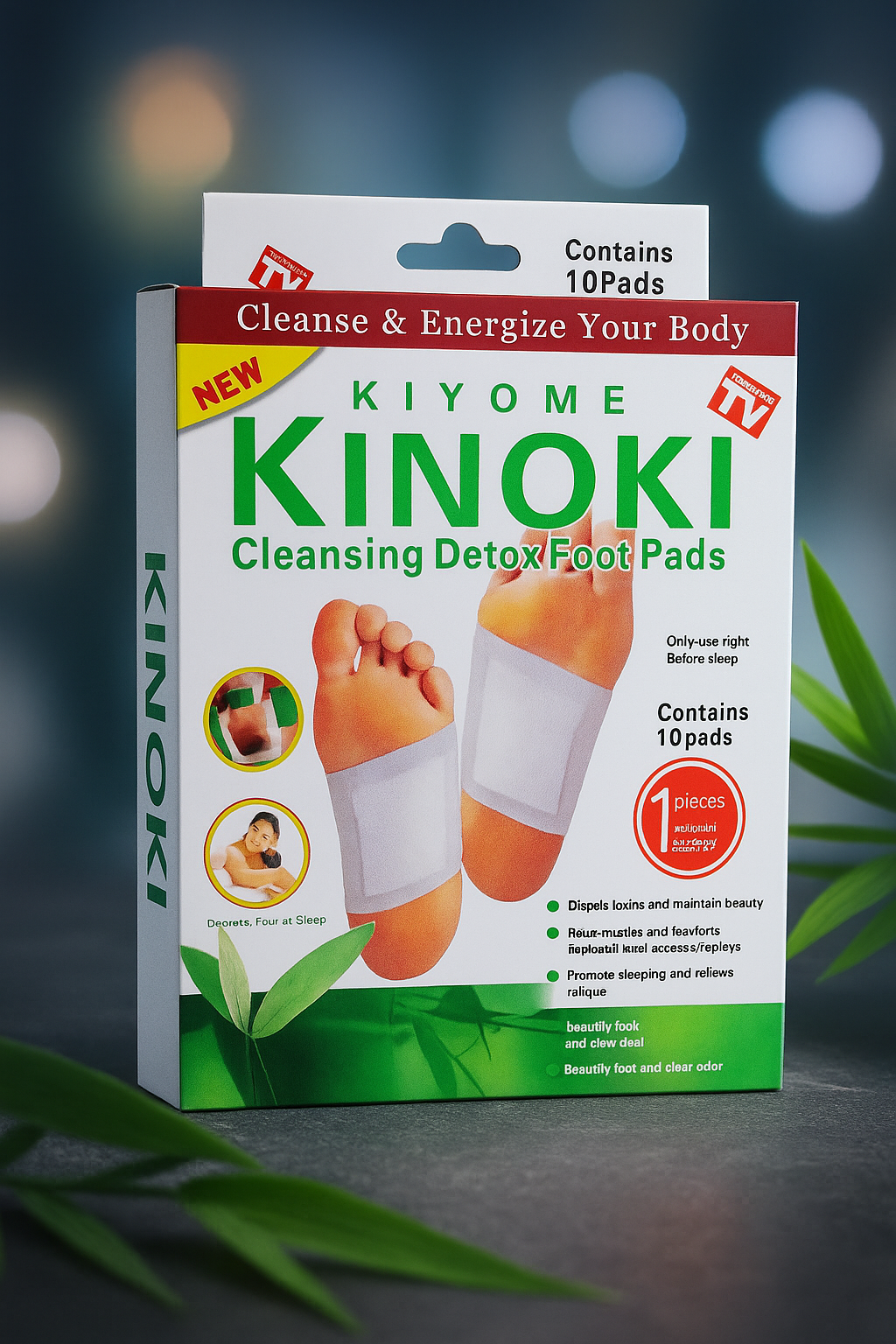 Kinoki Detox Foot Patches (Set of 10)