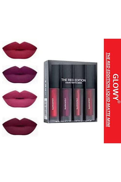 The Nude Edition Liquid Matte Lipstick Set of 4 (16ml)