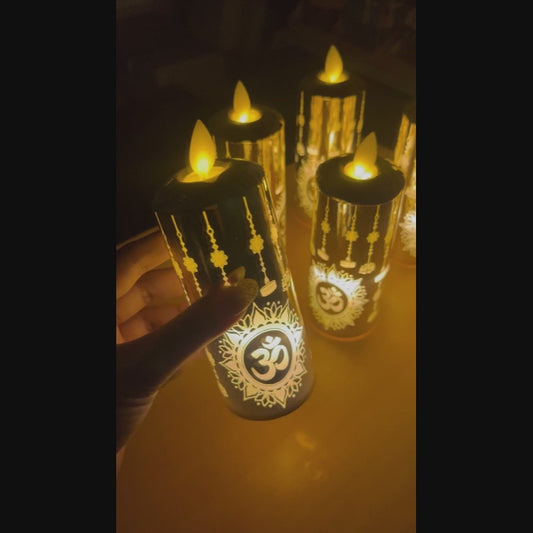 Realistic Moving 🕉️Flame LED Light