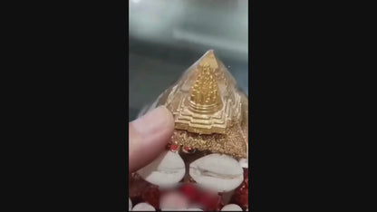 Crystal Wealth Gomati Chakra Shree Yantra Pyramid